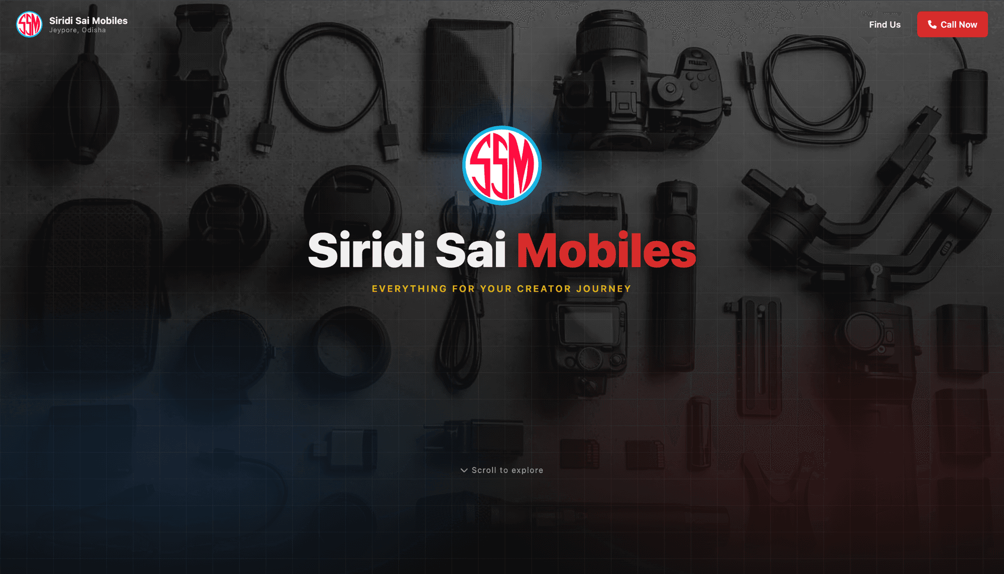 Siridi Sai Mobiles website