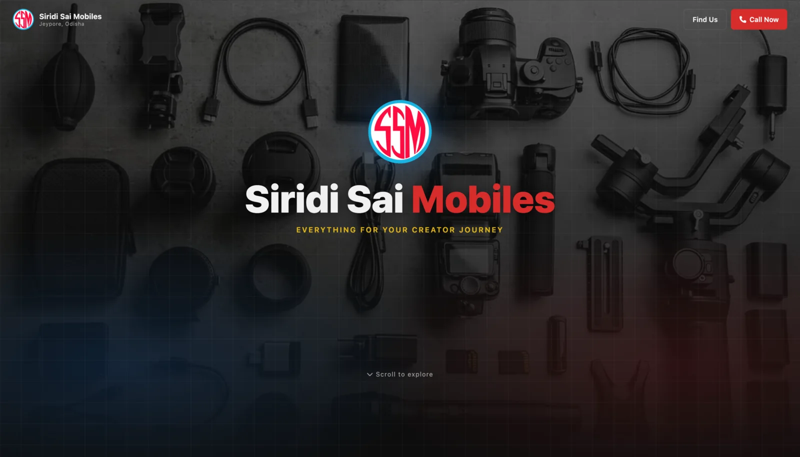 Siridi Sai Mobiles website