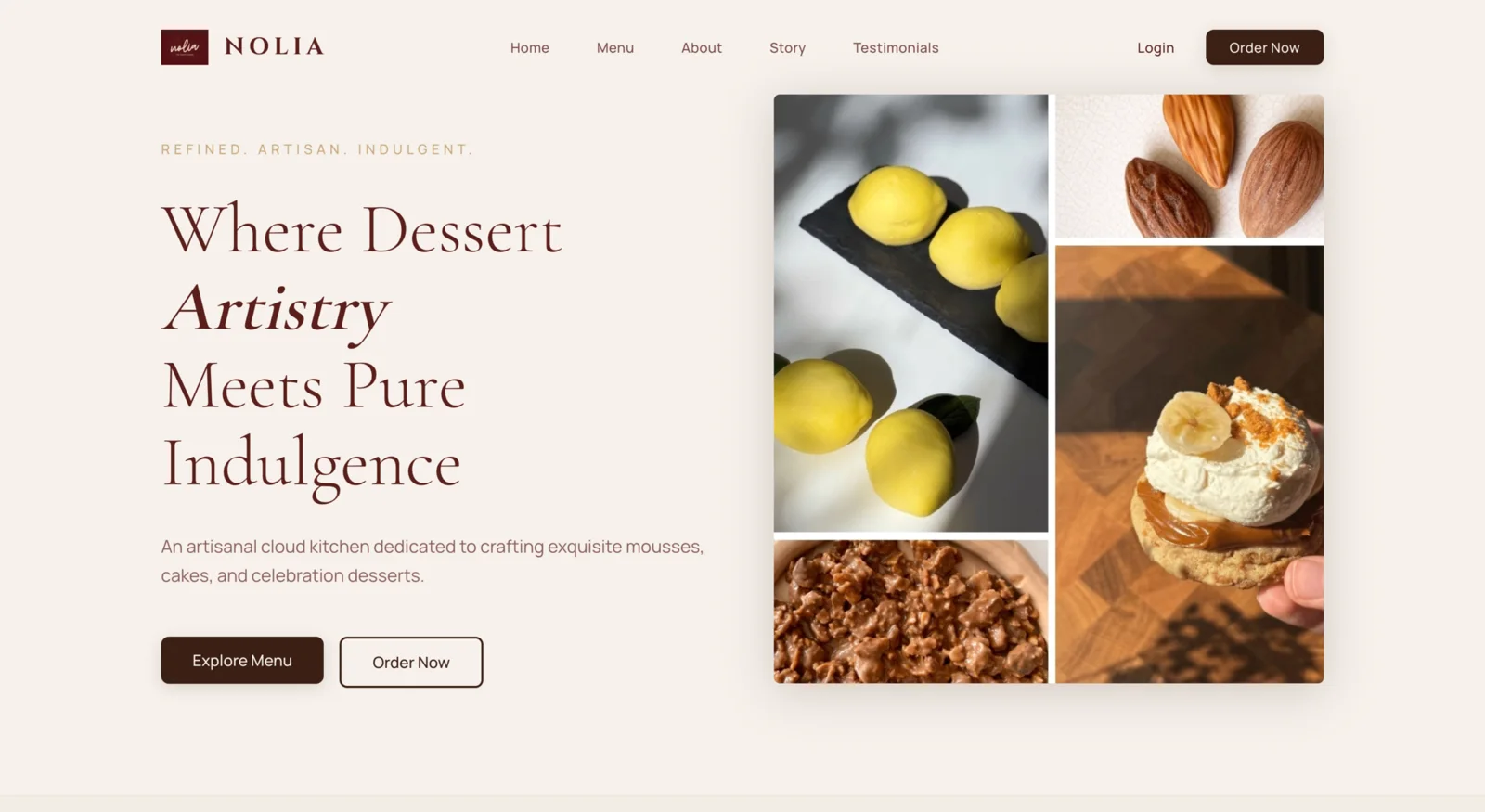 Nolia website
